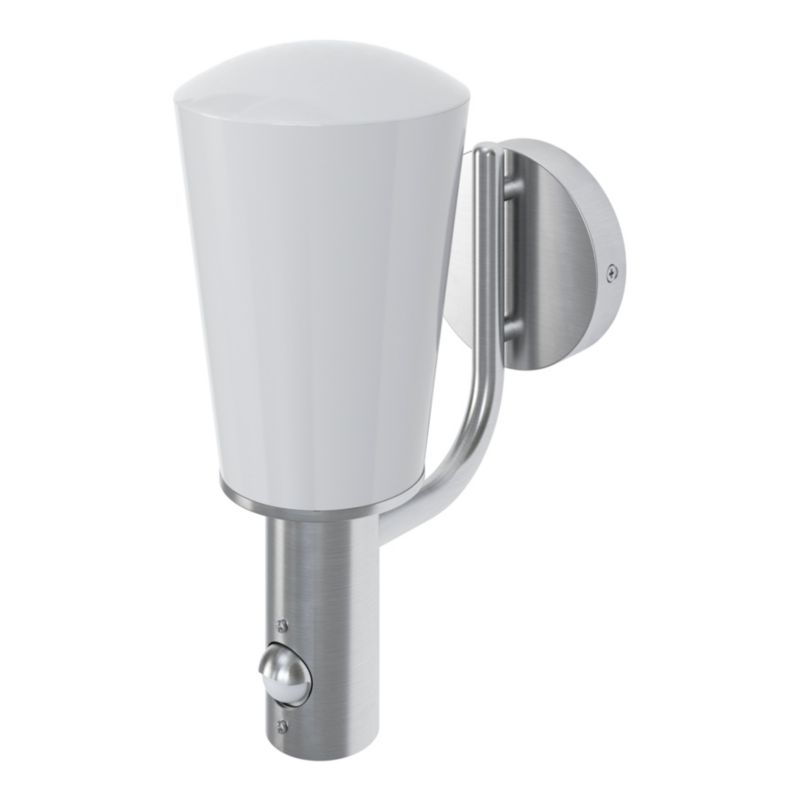 Kinkiet ogrodowy GoodHome Charwell górny z czujnikiem ruchu E27 IP44 stalowy