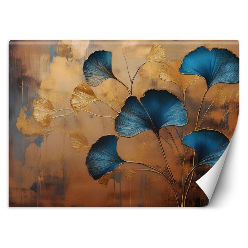 Fototapeta Feeby Kwiaty Ginko Botanika Art Deco 100x70 1 szt