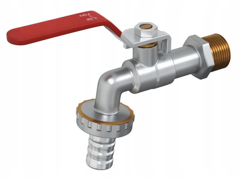 Zawór Czerpalny 1/2 Granitan Ogrodowy Kulkowy Do Węża 1 szt.