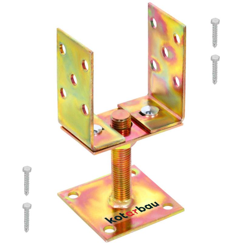 Podstawa słupa KOTARBAU przykręcana u 80-120 mm wspornik kotwa na stopce 1 szt.