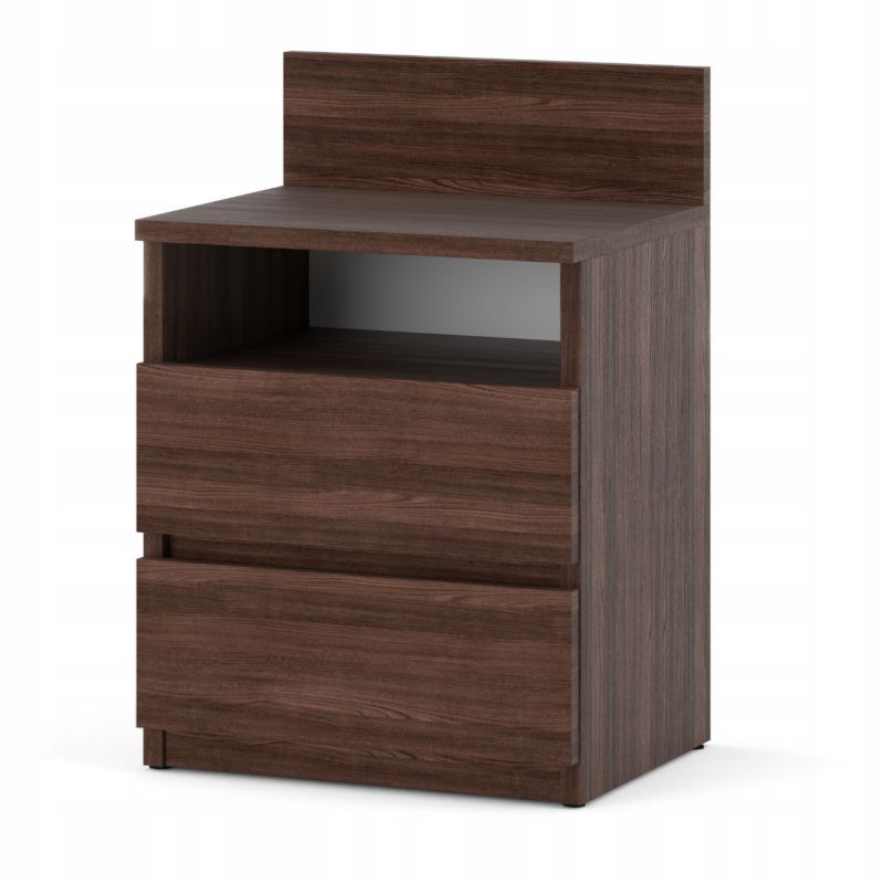 Szafka Nocna Stiv-Meble 2 Szuflady 40 Cm Dąb Wenge 40X32X59 Cm 1Szt.