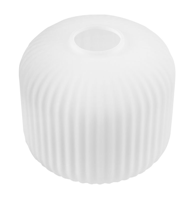 Klosz do lampy wiszącej Light Home LH Riffle E27 biały szklany 15x15cm 1szt.