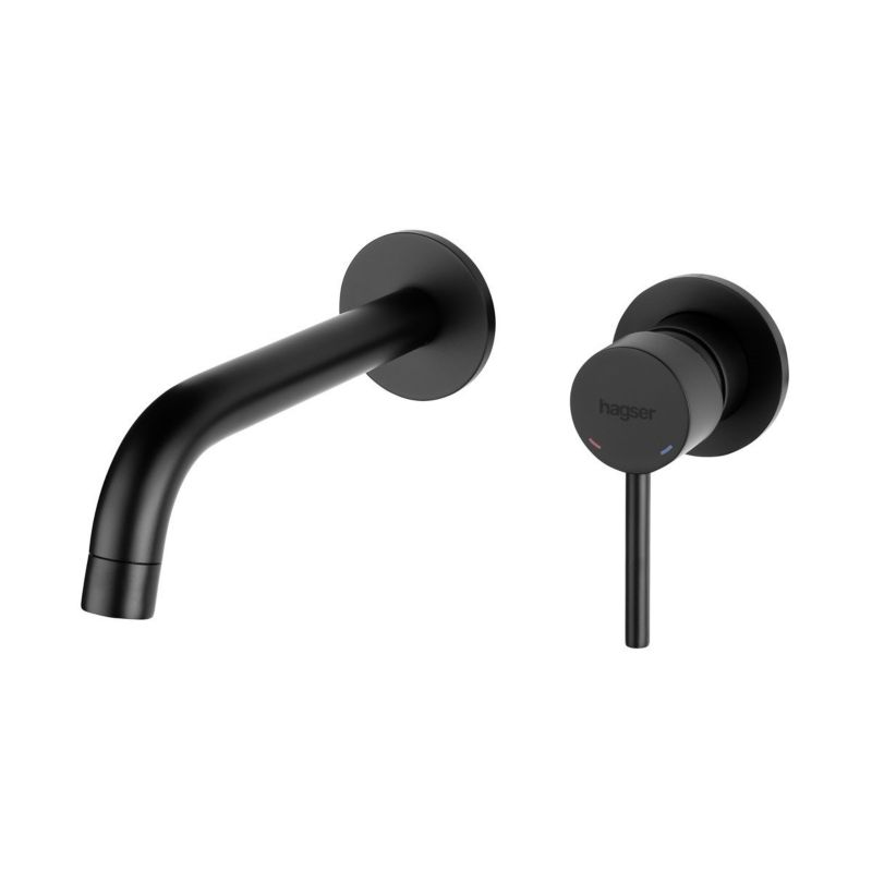 Bateria umywalkowa Hagser Lisa czarny mat podtynkowa jednouchwytowa, 1 szt.