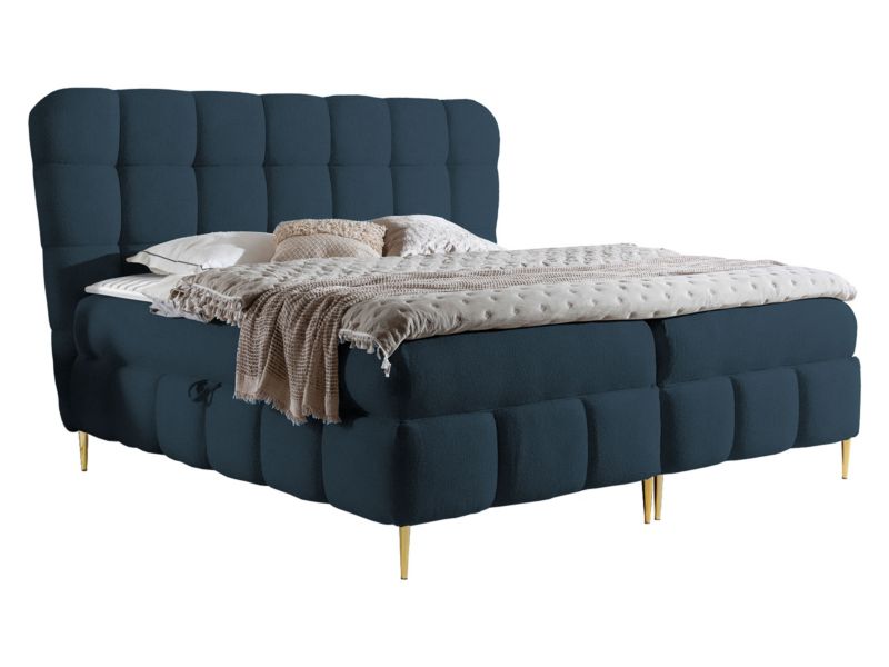 Łóżko kontynentalne MIRJAN 24 Lolly 180x200 atlantycki granatowy 1 szt.