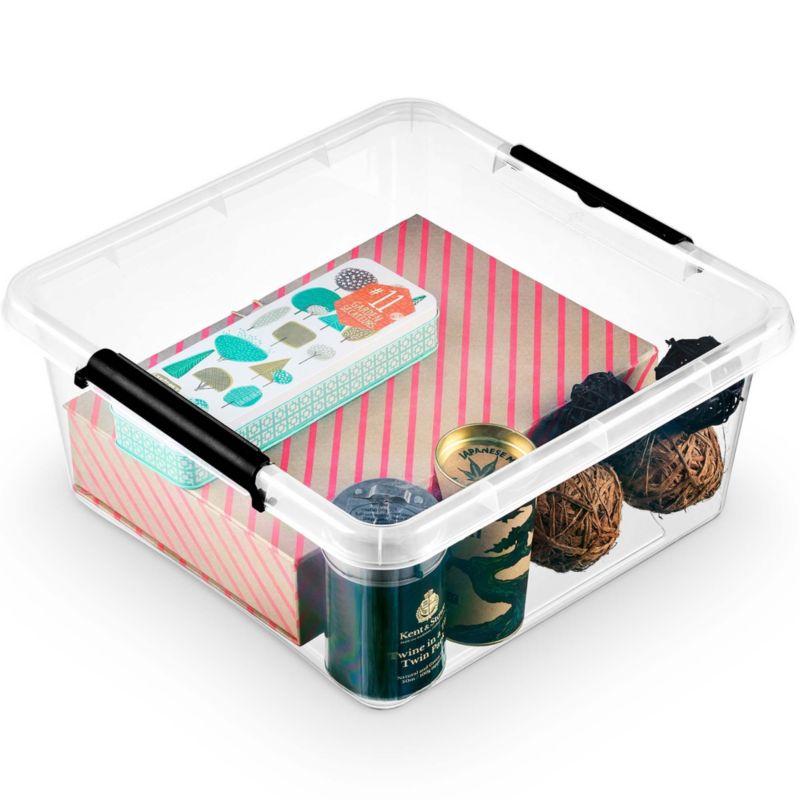 Pojemnik Plastikowy ORPLAST z pokrywą, transparentny 18 L 1 szt.