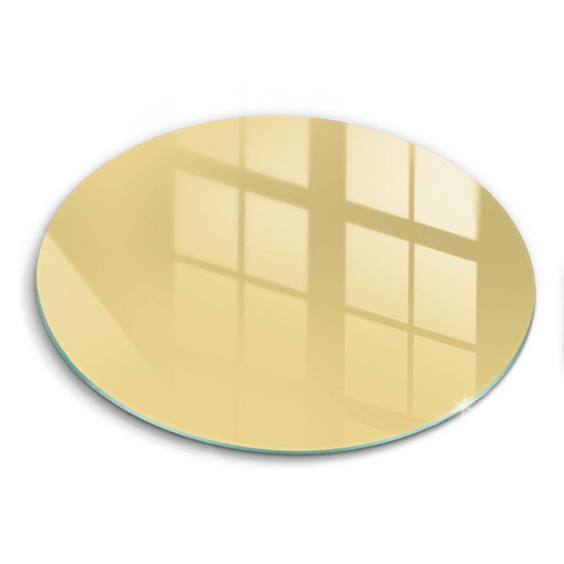 Szklana deska do krojenia Wallfluent fi40 cm Kolor żółty 1 szt.