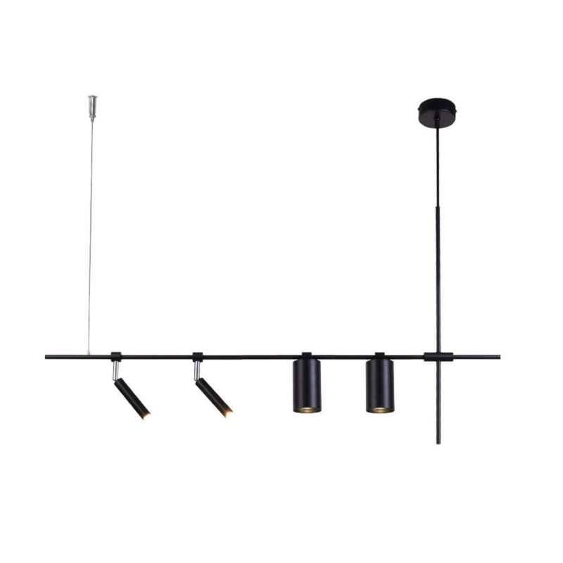 Lampa wisząca Shilo Namasu czarna reflektory 4xG9+GU10 x 25W 1 szt.