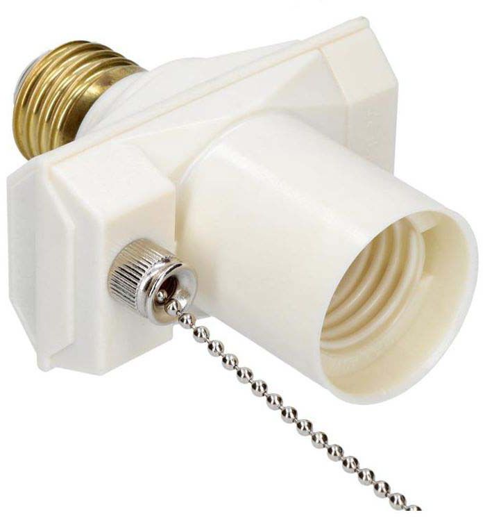 Adapter e27 z włącznikiem
