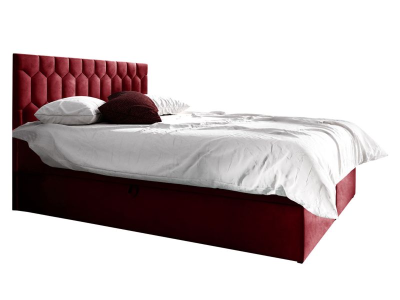 Łóżko kontynentalne MIRJAN 24 Top M24 180x200 karminowa czerwień 1 szt.