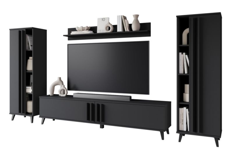 Meblościanka MINIO go for it HURON I czarna, 1 szt.