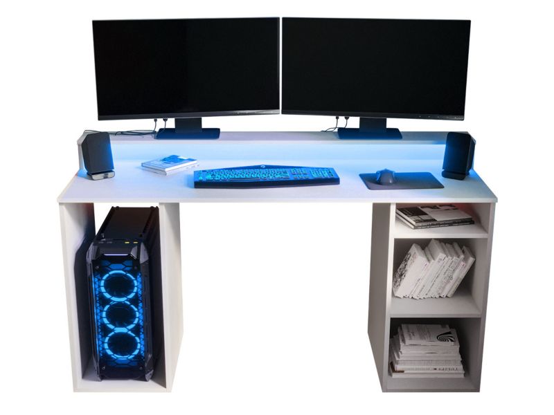 Biurko MIRJAN 24 Gamer 1 + LED biały 1 szt.