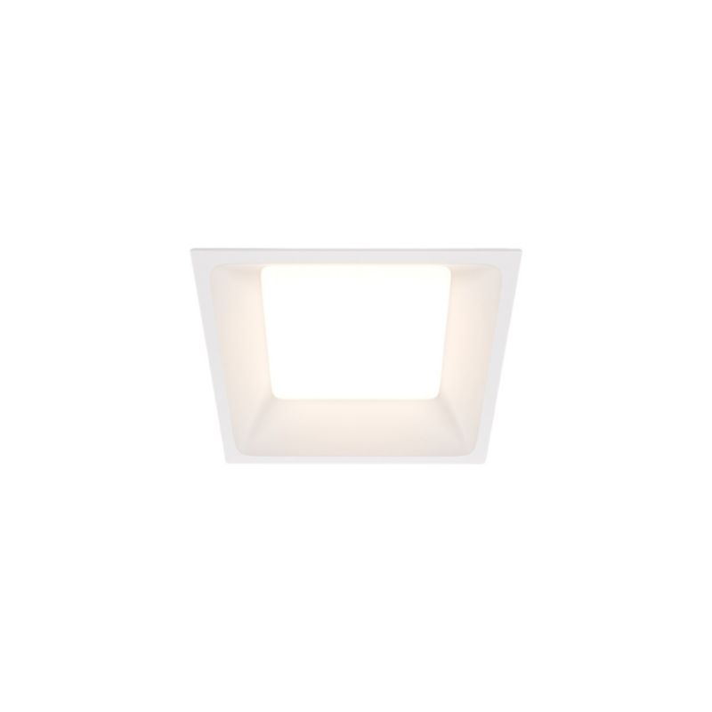 Oprawa sufitowa wpuszczana Maytoni Okno łazienkowa biała LED 12W 3000K 900lm IP44 wym: 5,3 x 11 x 11 cm kwadratowa - 1 szt.