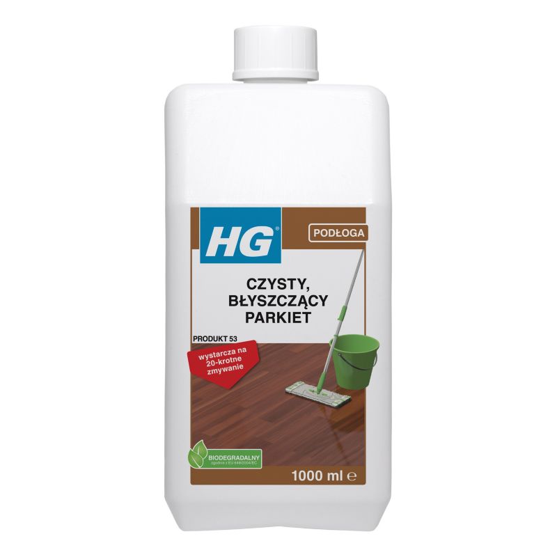 Środek HG Czysty Błyszczący Parkiet 1 l