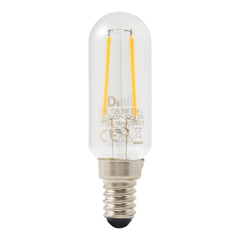 Żarówka LED Diall Filament T25 E14 250 lm 2700 K