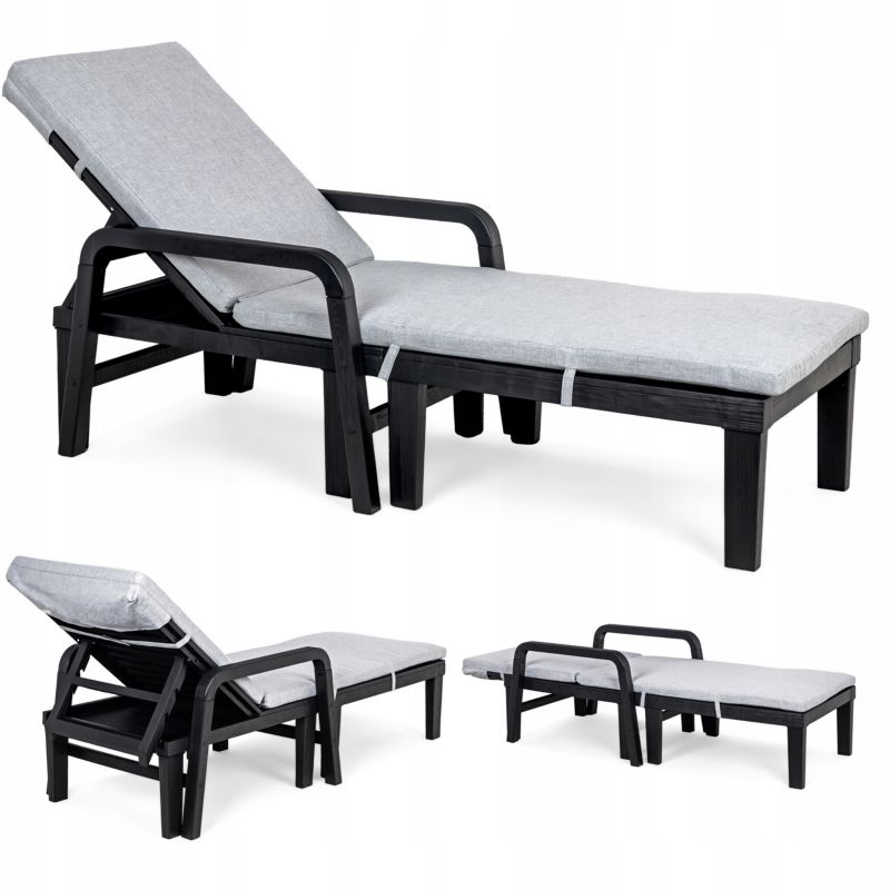 Poduszka na leżak Sapphire Vito gruba 190x60 cm ogrodowa 1 szt.