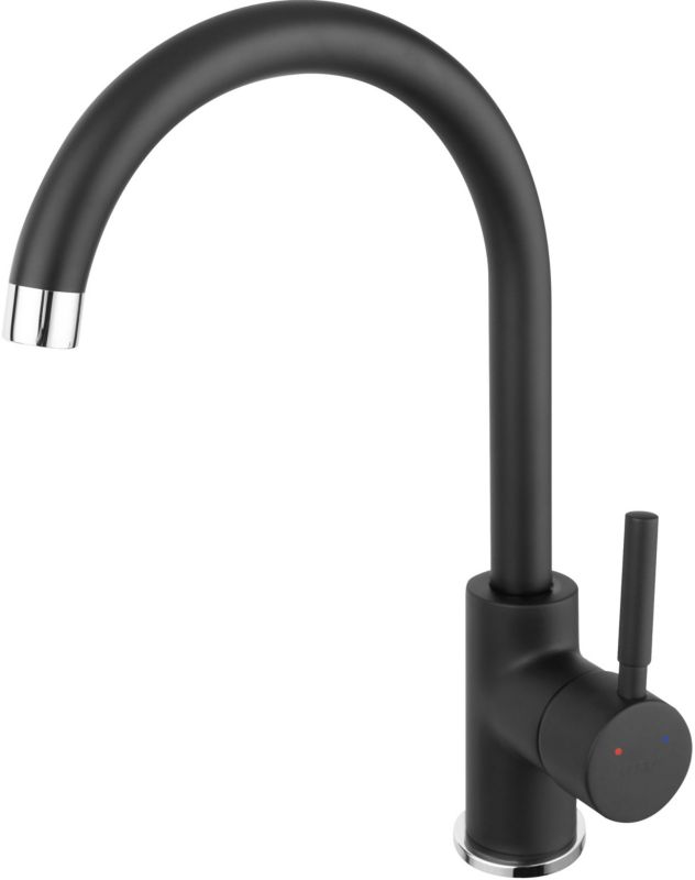 Bateria kuchenna Ferro Lugio czarny mat 33,5 cm jednouchwytowa 1 szt.