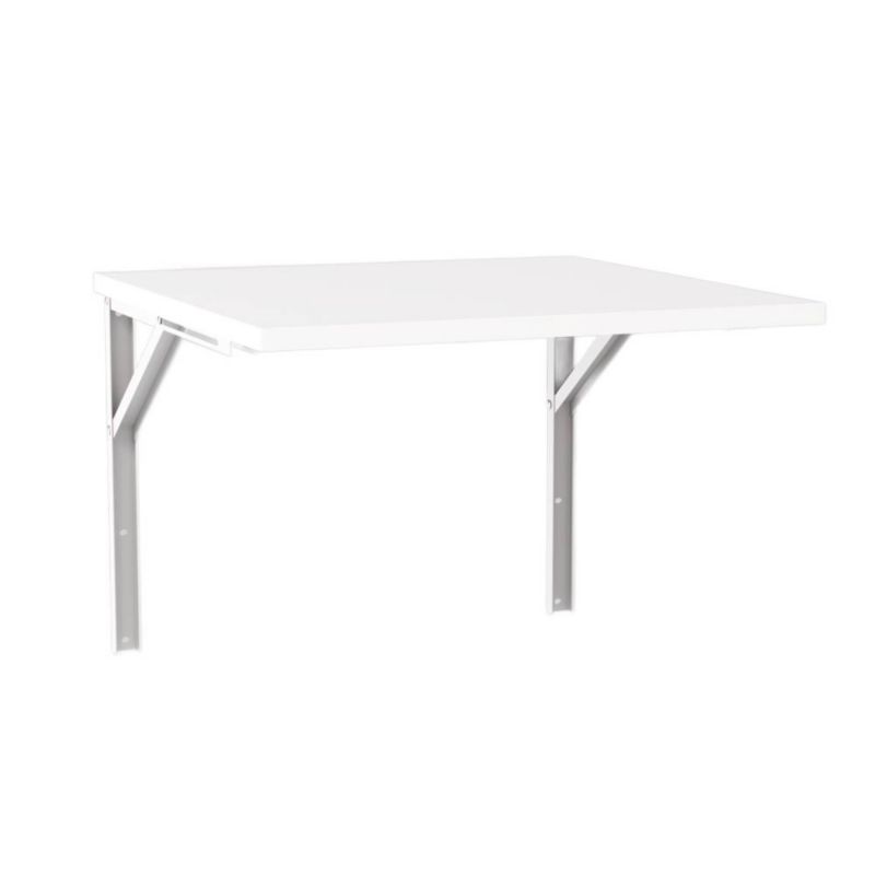 Stół ścienny KOLM kwadratowy 68 x 68 cm FLIP Biały 1szt.