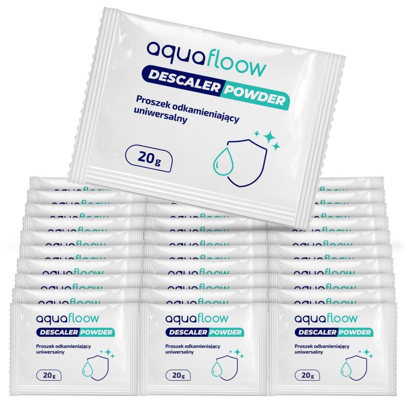 Odkamieniacz, AquaFloow, do ekspresu, sprzętu AGD, uniwersalny, w proszku, saszetki 20g, 30szt