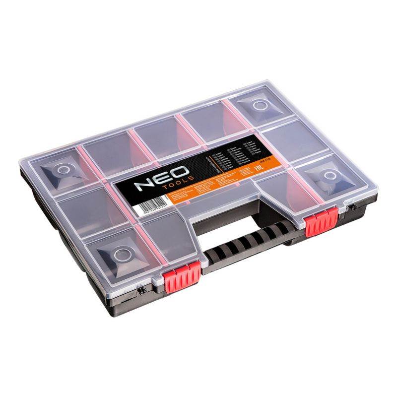 Organizer NEO TOOLS 390 x 290 x 65 mm z regulowanymi przegrodami 1 szt