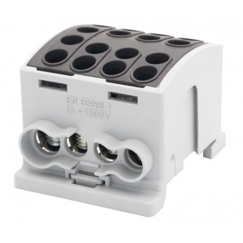 Złączka szynowa F-Elektro czarna HLK 125A-4 (1x35,3x25 / 1x35,3x25) F2.0380 1szt.