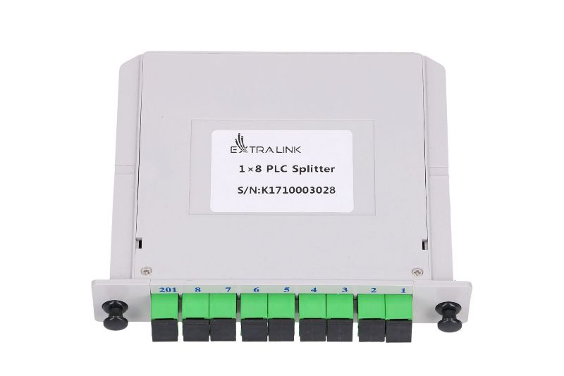 Splitter Extralink 1:8 PLC SC/APC Slot Type 1szt