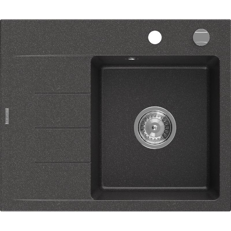 Zlewozmywak jednowpuszczany Mexen Enzo 1-komorowy biały 576x465 mm - 6506571005-20 1 szt.