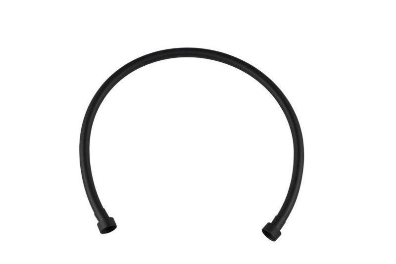 Wąż prysznicowy 80 cm, czarny 1 szt.