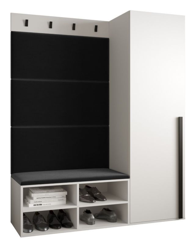 Garderoba do przedpokoju Abiks MIRO 6 biały+manila18 1szt.