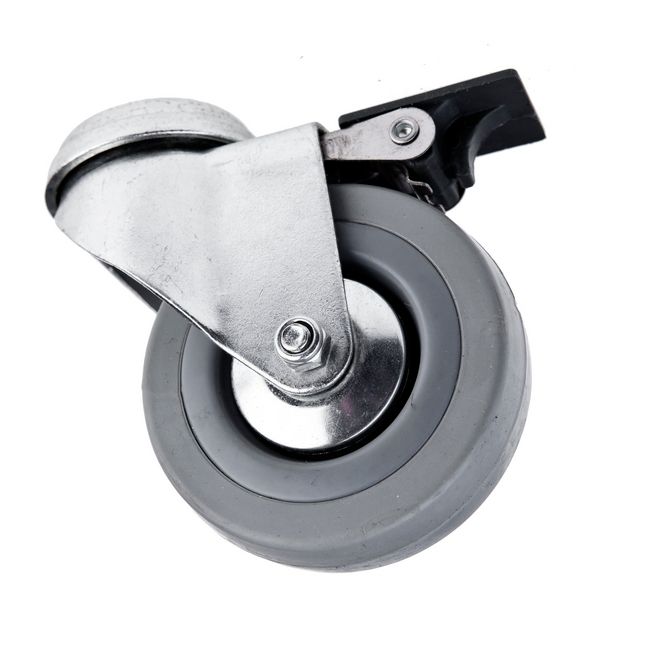 Zestaw jezdny meblowy śr. 75 mm / 60 kg otwór obrotowy z hamulcem