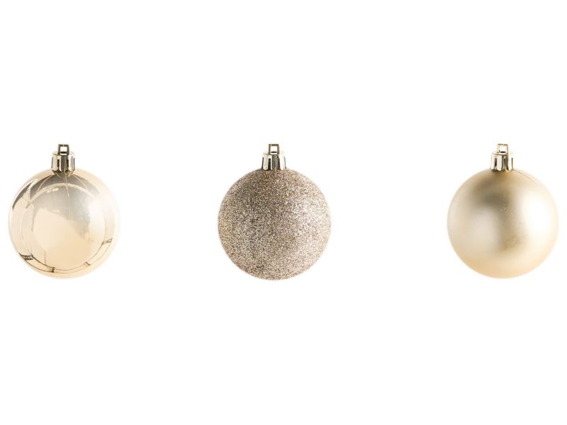 Zestaw 60 bombek Tyin Złoty 1 kpl