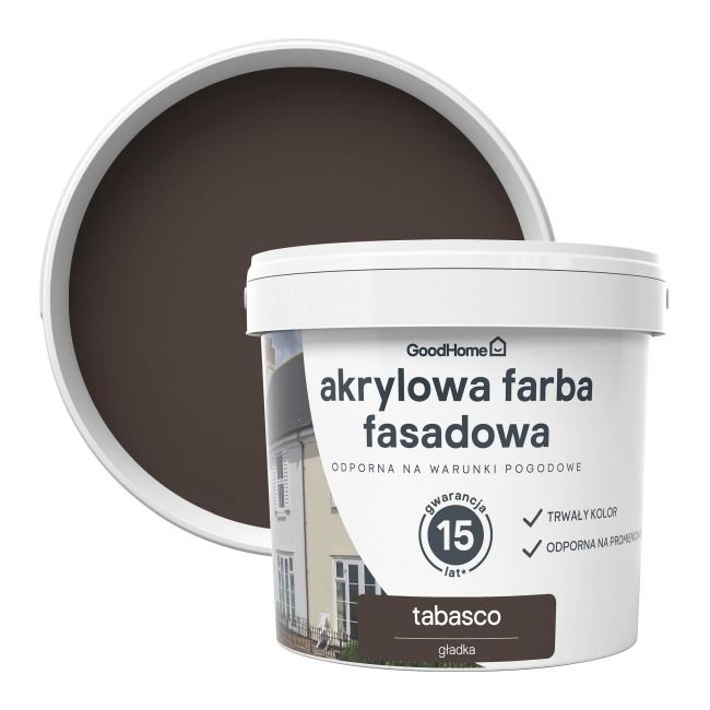 Farba elewacyjna GoodHome tobasco 5 l