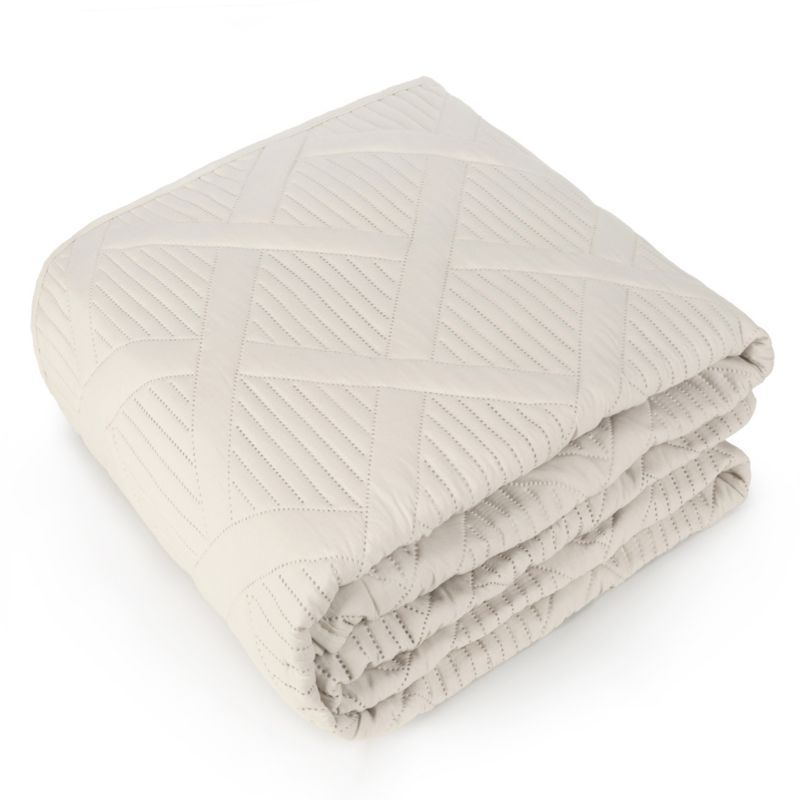 Narzuta Mila 170 x 210 cm jasnobeżówa