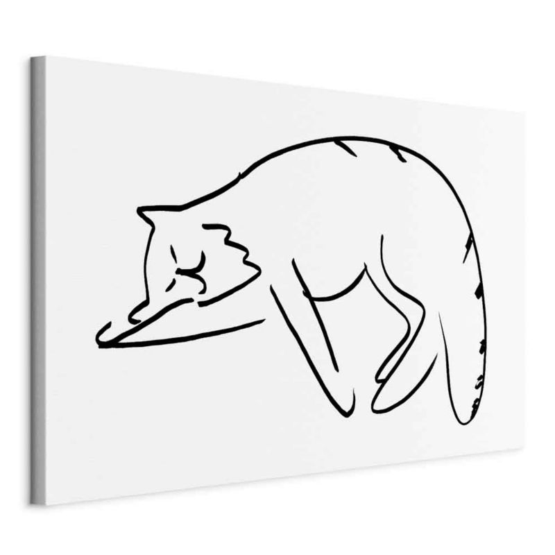 Obraz Artgeist Kocie sny 90 x 60 cm płótno włoskie 1 szt