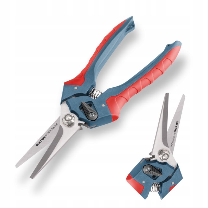 Nożyce Fortum do tekstyliów skóry liny gumy drutu papieru inox 210 mm 1 szt