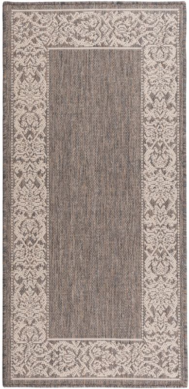 Dywan Multidecor Express In 67 x 140 cm ornament ramka szary 1 szt.