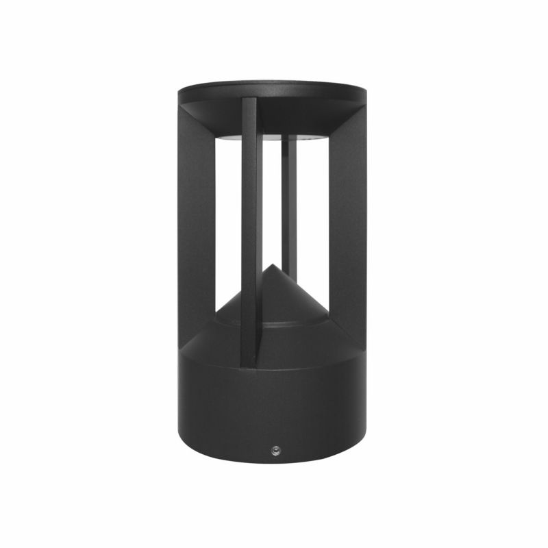 Lampa ogrodowa stojąca Italux Nomad czarny piaskowany LED 10W 3000K 330lm IP54 wym: 20 x 11 x 11 cm aluminium - 1 szt.