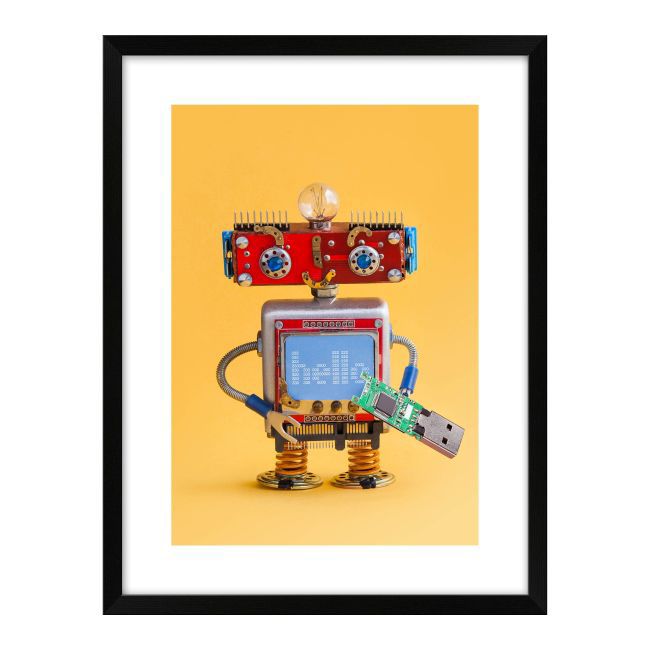 Obraz Robot z pilotem 30 x 40 cm