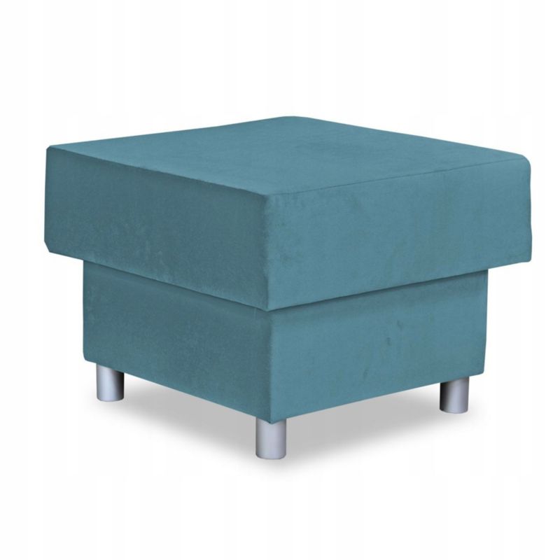 Duża pufa do salonu z pojemnikiem Family Meble Alicja turkus 1szt