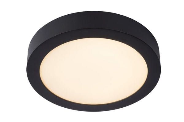 Plafon Lucide Brice czarno-biały LED 15W 3000K 1118lm IP44 wym: 3,9 x 24 x 24 cm akryl - 1 szt.