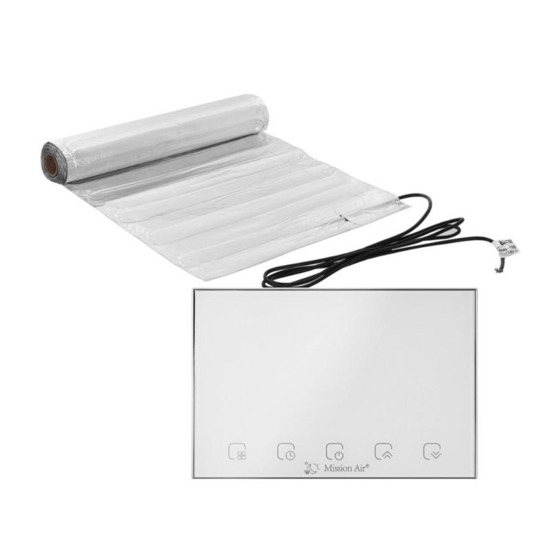 Zestaw mat grzewczych pod panele Mission Air MAL-160 1m² + Gemini Biały 1szt