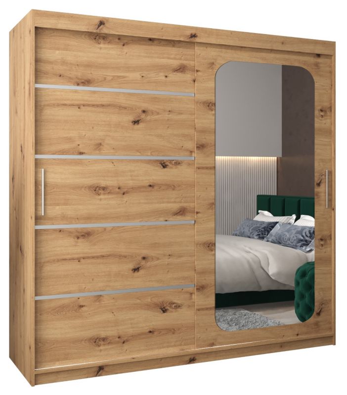 Szafa przesuwna Garderoba Abiks PROMO V2 200 artisan/artisan 1 szt.