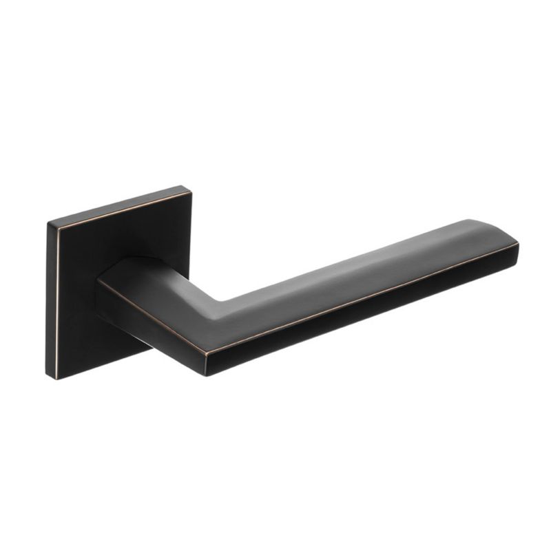 Klamka na rozecie Kuchinox Arica czarna /złota