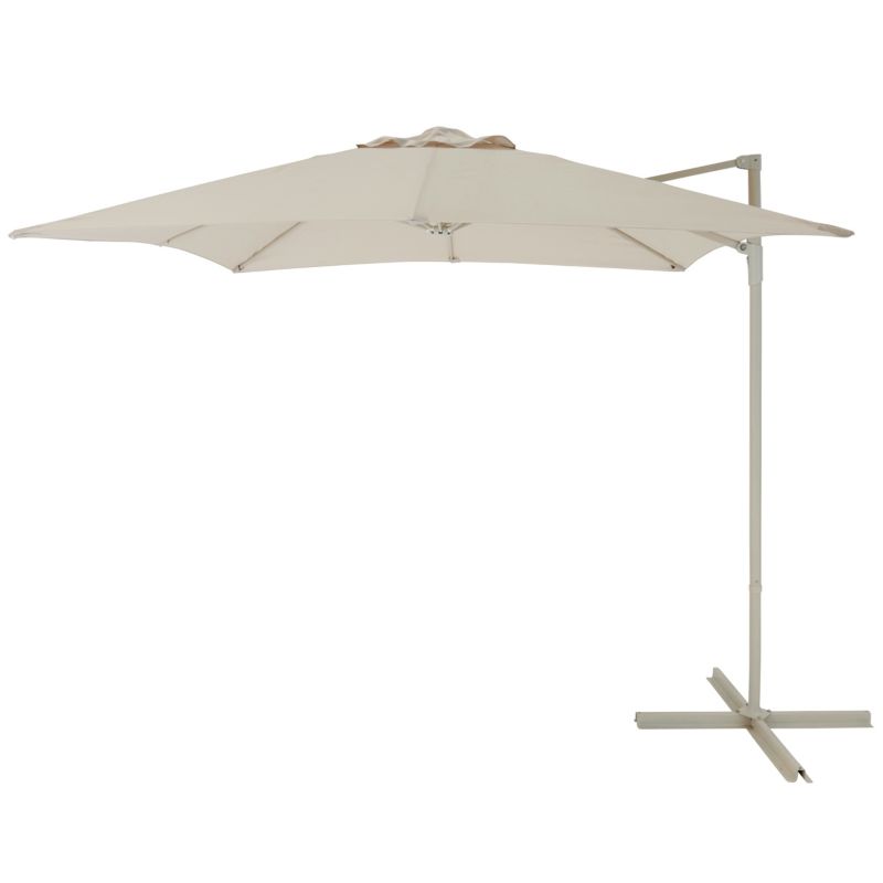 Parasol GoodHome Kalanga 2,5 x 2,5 m biały