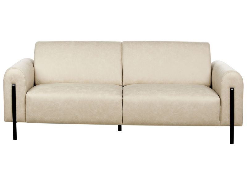 Sofa Askim Beżowy dla 3 osób 1 szt.