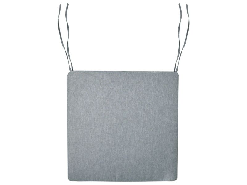 Poduszka na krzesło ogrodowe Sassari premium 46 x 46 cm Szary melanż 1 szt.