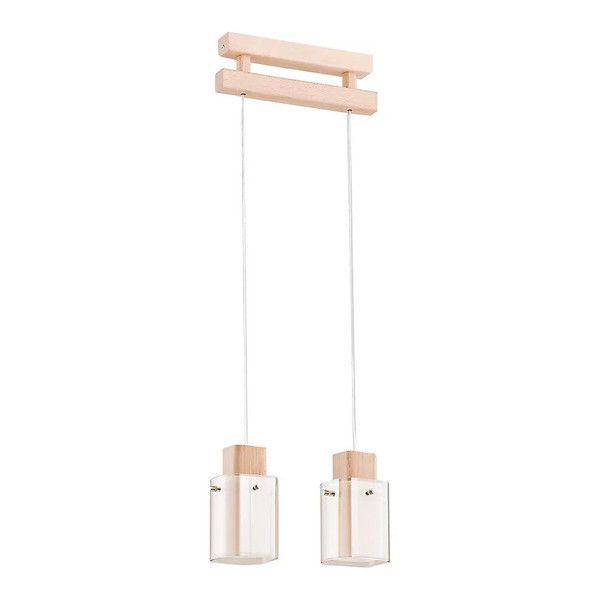 Lampa wisząca Alfa Anabell 5228 jasne drewno styl klasyczny 2xE14 x 10W 1 szt.