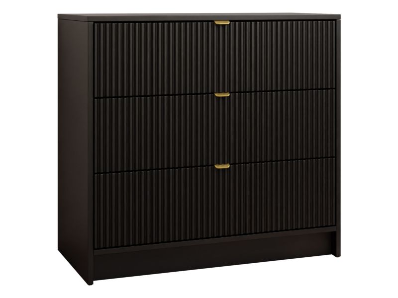 Komoda MIRJAN 24 Tireno 3SZ czarny molet 1 szt.