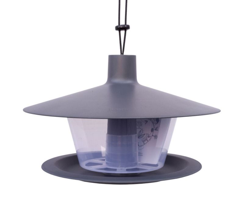 karmnik dla ptaków Plastia stojący lub wiszący szary 1szt