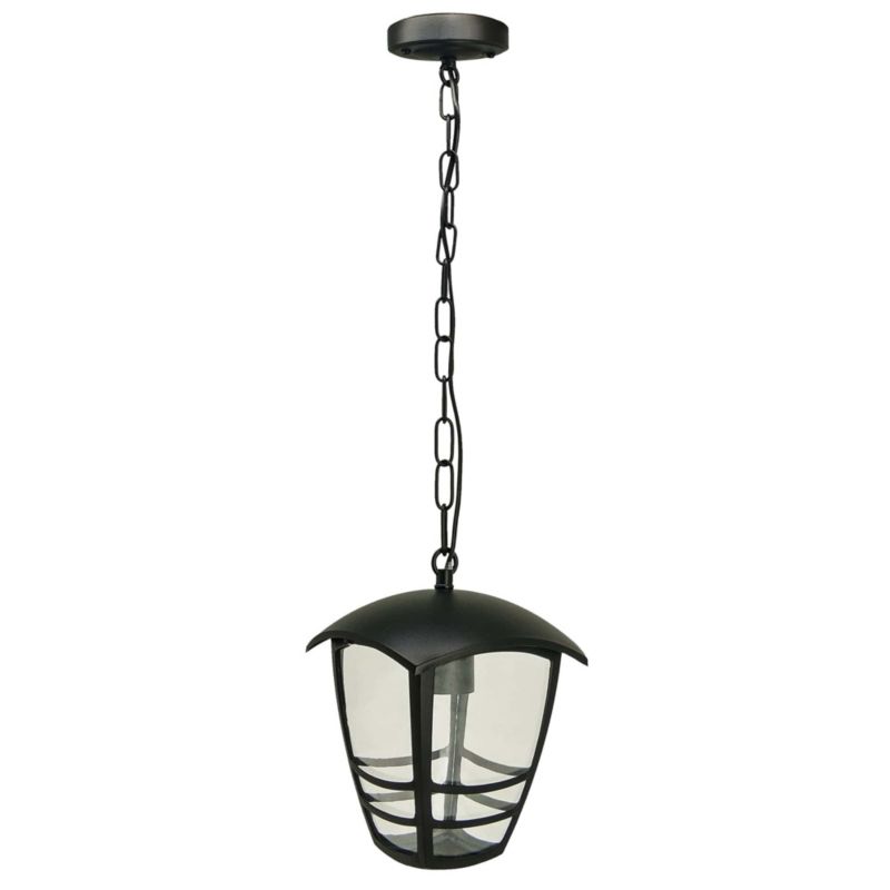 Lampa ogrodowa wisząca Edo Imma Black C E27 czarny łańcuch 1,1m IP44 1 szt.