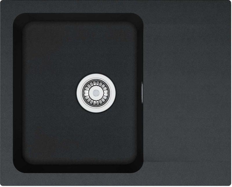 Zlewozmywak Tectonite Franke OID 611-62 1-komorowy z ociekaczem onyx